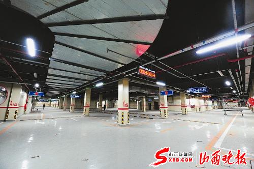 太原最大地下停车场建成 即将投入使用(图)