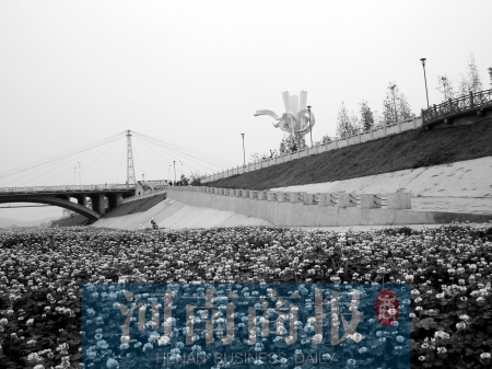 这条豫江大堤,曾被地震重创得千疮百孔,如今已整修一新