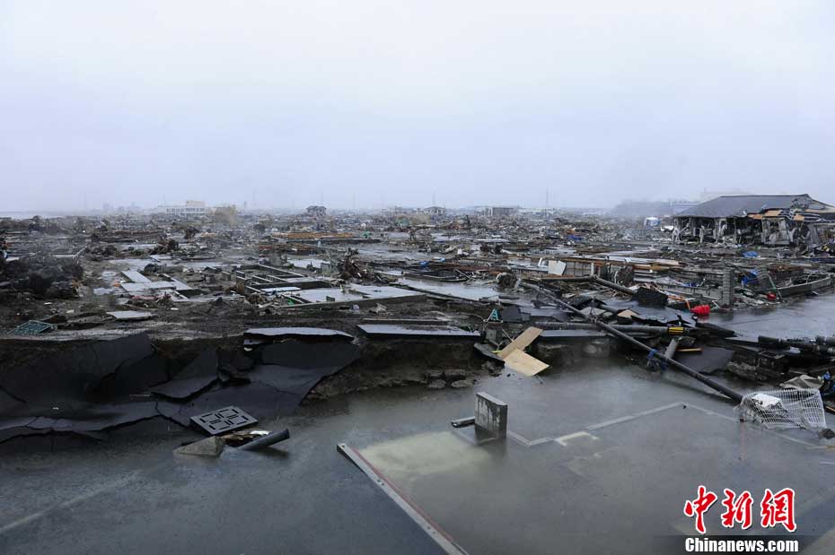日本仙台灾区震后见闻(组图)