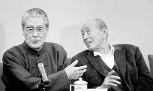 [图文]27年后 蓝天野朱旭再演《家》