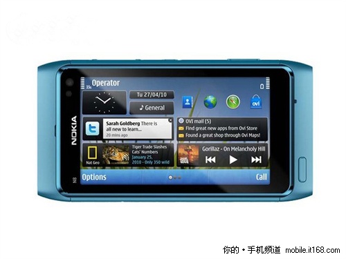 新款塞班系统 诺基亚N8 16G售价2640元
