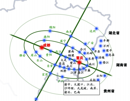 成渝经济区规划图_成渝经济区规划图 (资料图片)-成渝合力打造全球家居业第四极(2)