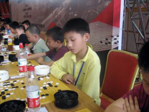 萧山明仕棋院:我们听到了棋子的声音(组图)