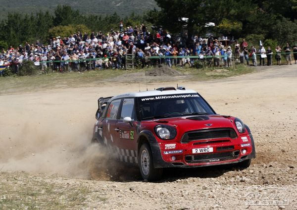 2011年MINI WRC车队首次征战意大利总