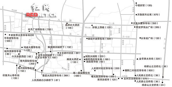 在长沙芙蓉区停车 不妨看看这张地图(图)图片