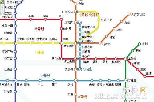 网曝赤岗塔站或改名广州塔站 地铁:确在研讨