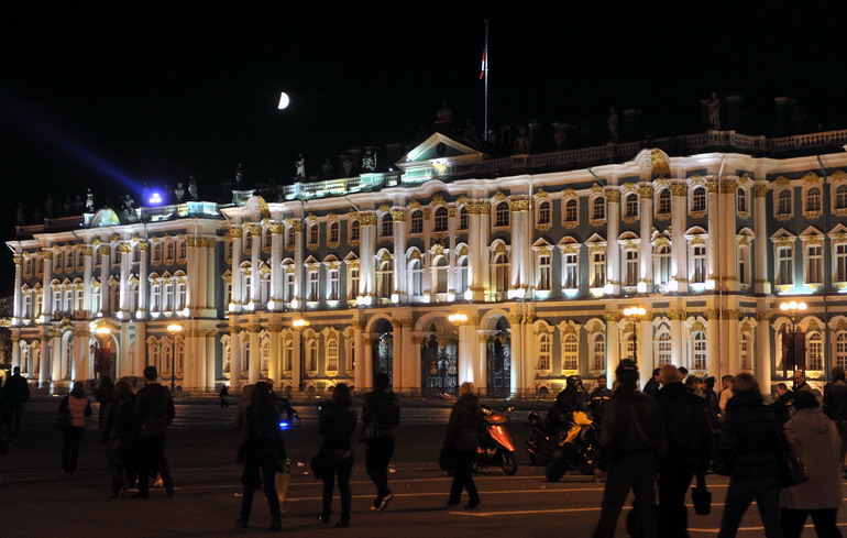 俄罗斯世界文化遗产巡礼:圣彼得堡夜景(组图)