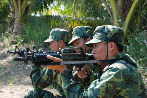 罕见越南单战术训练(组图)