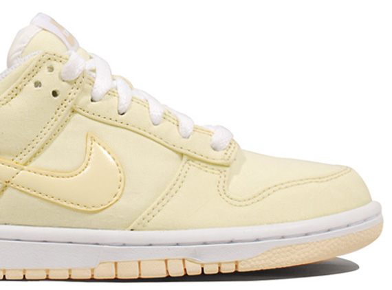 Nike WMNS Dunk Low黄\/白(组图)