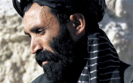 资料图片：图为塔利班领导人毛拉·奥马尔。