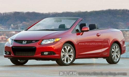 新一代思域敞篷效果图曝光 对手锁定高尔夫敞篷