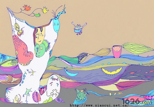 创意人"一朵安"创意艺术插画赏(组图)