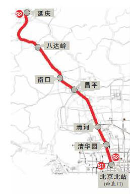 北京市郊铁路S2线票价将降至6元将可刷一卡通