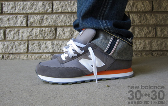 Distinct Life x New Balance 联名501鞋款 灰\/橙