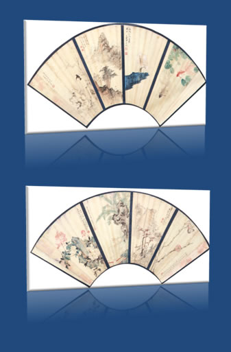 隐庐画廊藏品：民国八大家扇面