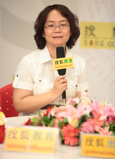 北京国际教育博览会组委会办公室副主任耿捷