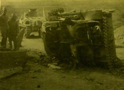 1938年7月,日军第八战车联队在山西晋城与八路军386旅交战时,被地雷
