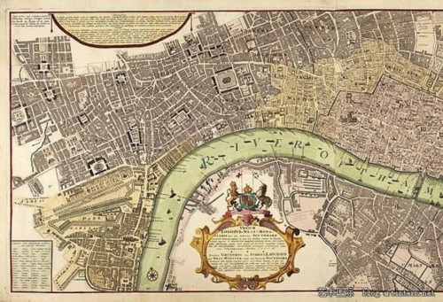 欧洲最大古董地图展在伦敦闭幕(组图)