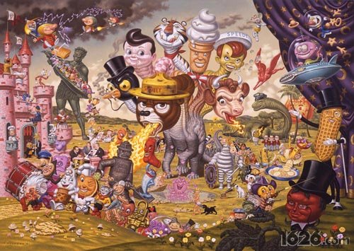 荒诞创意插画艺术作-todd schorr(组图)