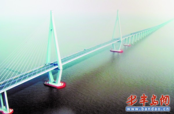 记者探访杭州湾跨海大桥 大桥通道成旅游景点