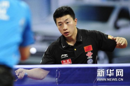 乒乓球中国公开赛: 马琳男单夺冠[组图]