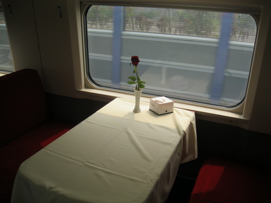 CRH380AL一共有16编组共计20列,该车型包括的席别有:经济二等座、舒适一等座、豪华观光席和商务座。具体票价为: 时速300公里动车组列车从北京到上海全程票价二等座555元,一等座935元、商务座(含观光座、一等包座)1750元;时速250公里动车组列车全程票价二等座410元、一等座650元。 1号和16号车厢为一等座和观光仓。观光仓与驾驶室仅有一个玻璃之隔,旅客不仅可以通过两侧的窗户看到窗外的景色,还可以透过面前的玻璃看到驾驶室里列车司机的作业过程。值得一提的是,在列车行驶过程中,当旅