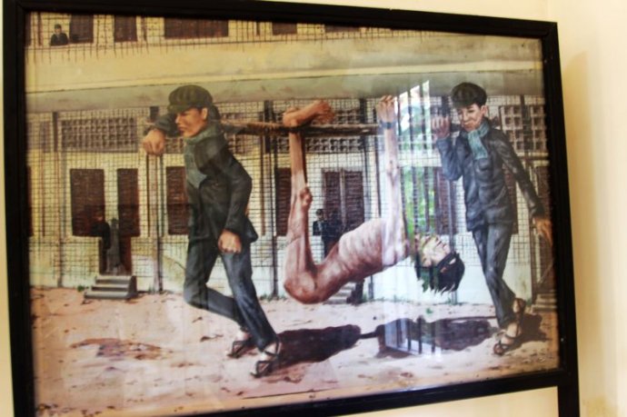 赤柬博物馆的夺命刑具(组图)