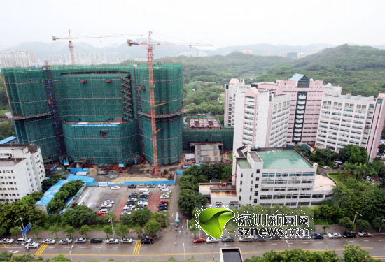 投资6.5亿 深圳儿童医院改扩建工程主体结构封