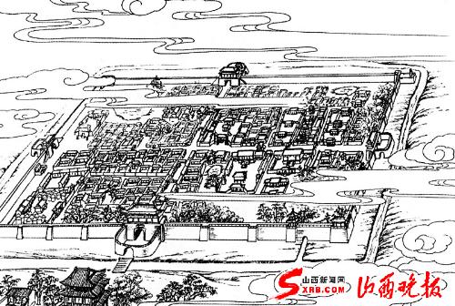 防御完备的太原县城
