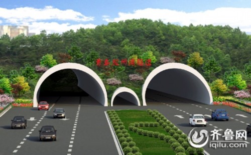 组图:青岛胶州湾隧道通车 回顾建设时的人与事