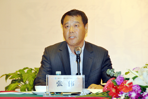 中阿贸促会副会长张伟出席会议并讲话.