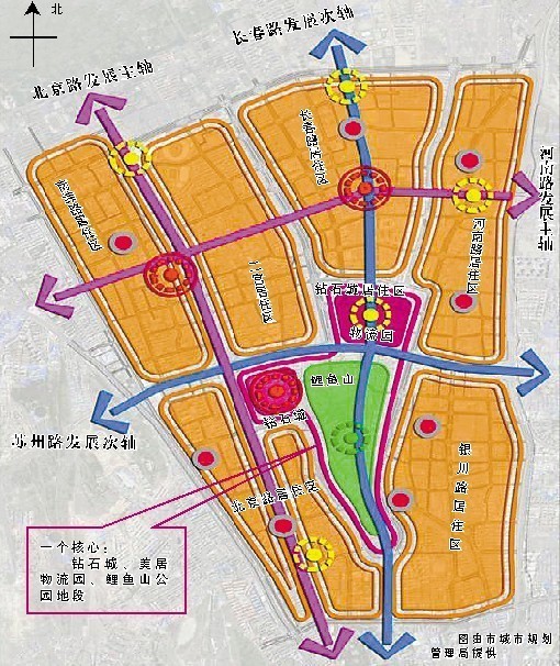 高新区(新市区)控制性详规公布 三地段将成核心区(图)