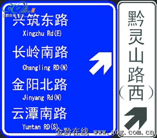 7,立交桥出口指路标志(如图7).设置在立交桥的出口处.