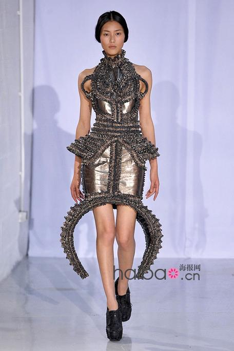 iris van herpen 2011秋冬高级定制秀,不可思议的立体感传递源于