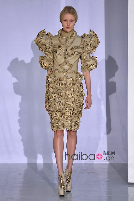 iris van herpen 2011秋冬高级定制秀,不可思议的立体感传递源于