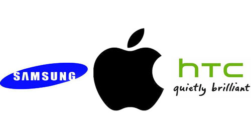 苹果、三星、HTC：专利之争战火正旺