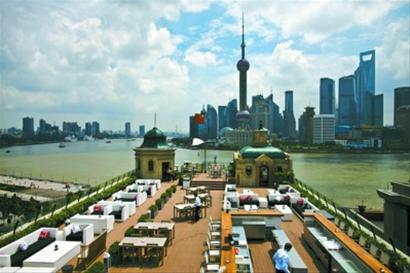 和平饭店南楼顶层开订烛光晚餐(图)