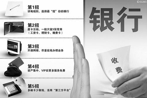 五招避免银行乱收费