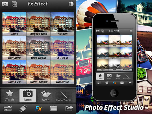 iOS应用照片特效工作间 移动设备上的Photosh