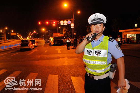 杭州交警开展第二次工程车专项整治行动(图 视