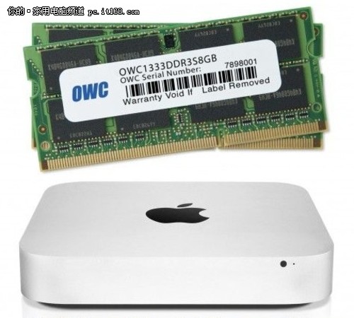 2011款苹果Mac mini也支持使用16GB内存