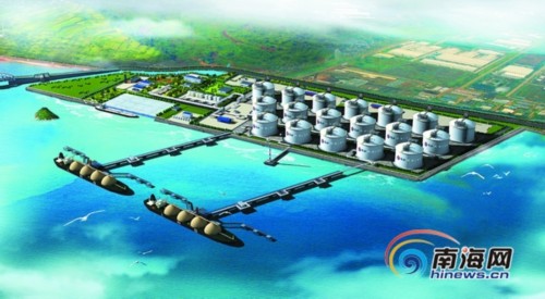 海南300万吨LNG项目开工 助力破解气不足(图