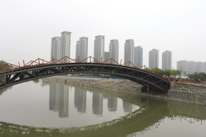 北塘河显露清水美景,高端楼盘集中的宜居板块