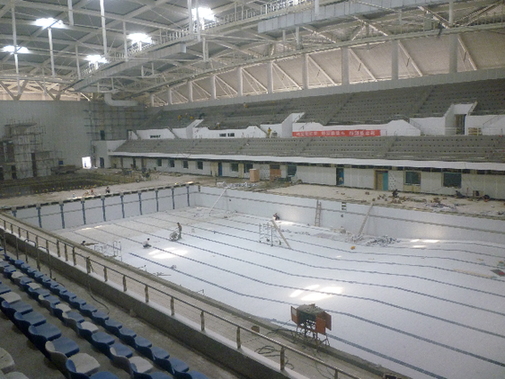 山西体育中心各场馆建设已基本完工，进入系统调试阶段