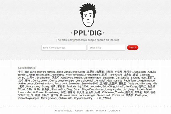 人肉搜索引擎PPLDIG 可搜索用户犯罪记录-搜