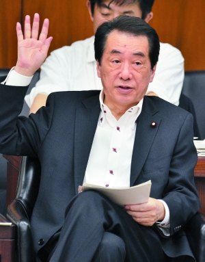 日本首相菅直人暗示在8月底辞职.