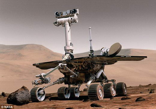 机遇号火星探测器成功抵达火星最大陨石坑边缘