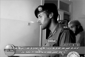 利比亚电视台播录像证实卡扎菲小儿子没被炸死