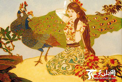首届新疆残疾人书法绘画摄影手工艺品展开展(组图)