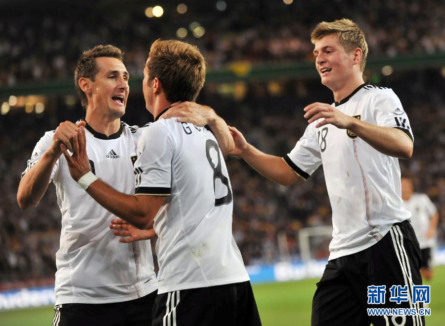 高清-友谊赛:德国胜巴西(组图)